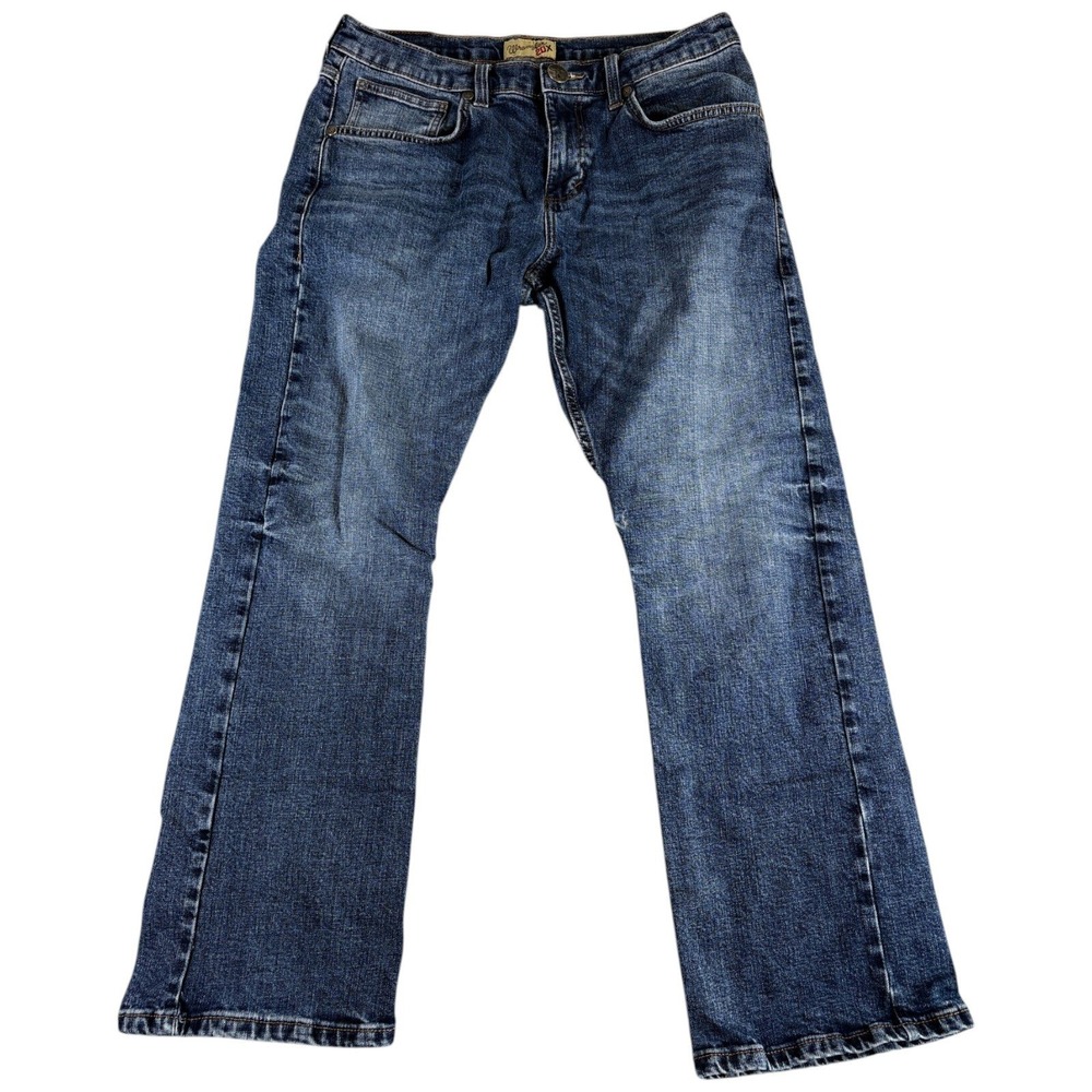 Wrangler 20X Jeans Mens 32x28 Blue Bootcut Washed Faded Heritage Western Work